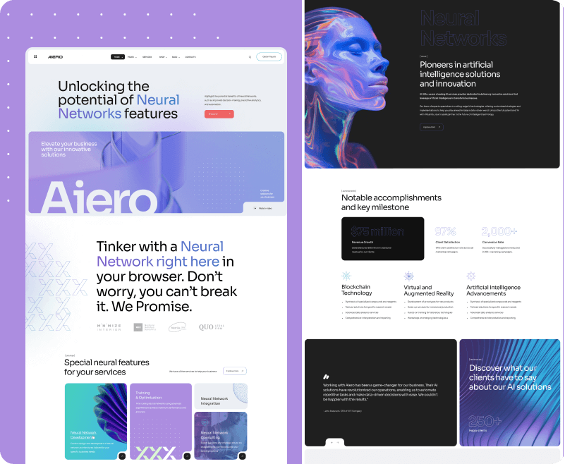 AI Agency & Technology HTML Template